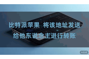 比特派苹果 将该地址发送给他东说念主进行转账