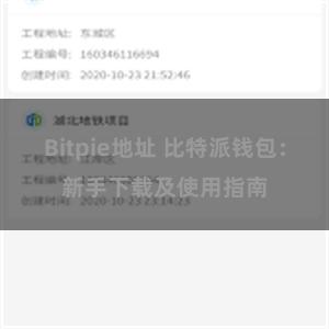 Bitpie地址 比特派钱包：新手下载及使用指南