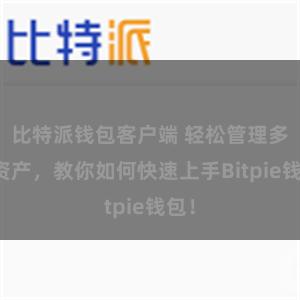 比特派钱包客户端 轻松管理多链资产，教你如何快速上手Bitpie钱包！