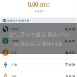 比特派APP直链 解决Bitpie钱包常见使用问题