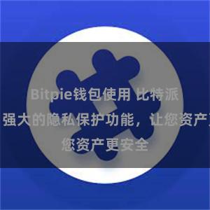 Bitpie钱包使用 比特派钱包：强大的隐私保护功能，让您资产更安全