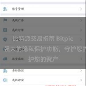 比特派交易指南 Bitpie钱包：强大的隐私保护功能，守护您的资产