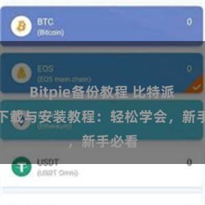 Bitpie备份教程 比特派钱包下载与安装教程：轻松学会，新手必看