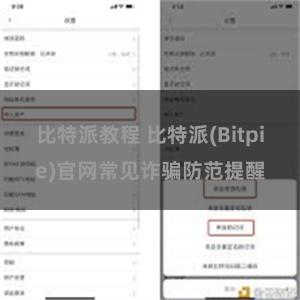 比特派教程 比特派(Bitpie)官网常见诈骗防范提醒