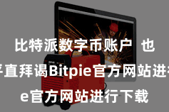 比特派数字币账户  也不错平直拜谒Bitpie官方网站进行下载
